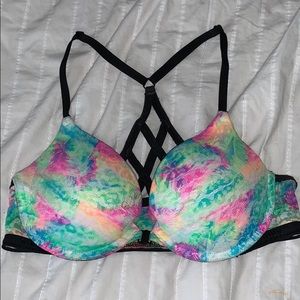VS PINK padded racerback bra (NWOT)